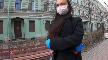 Пикапнул девку в маске и не прогадал